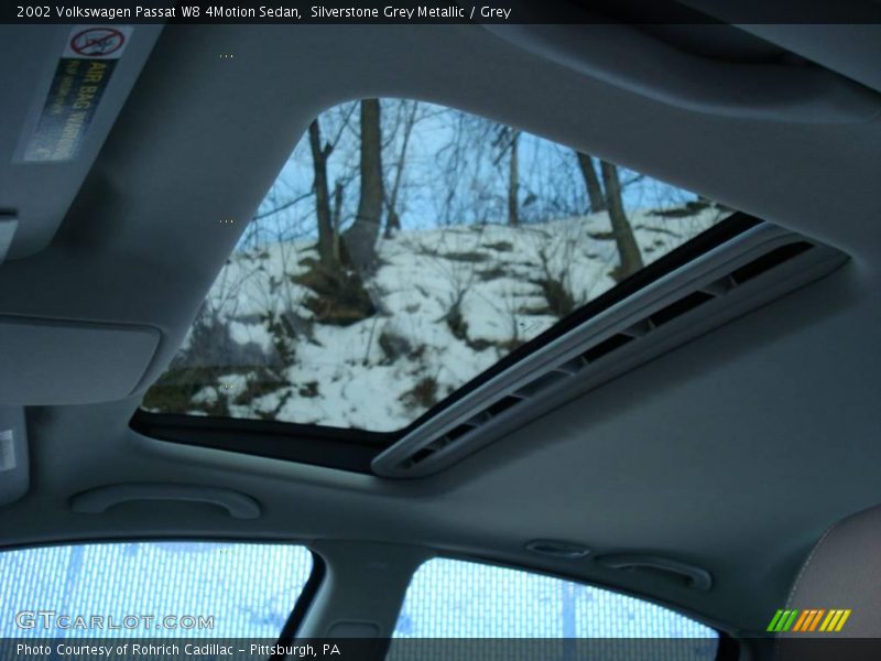 Silverstone Grey Metallic / Grey 2002 Volkswagen Passat W8 4Motion Sedan