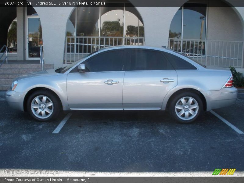 Silver Birch Metallic / Shale 2007 Ford Five Hundred SEL