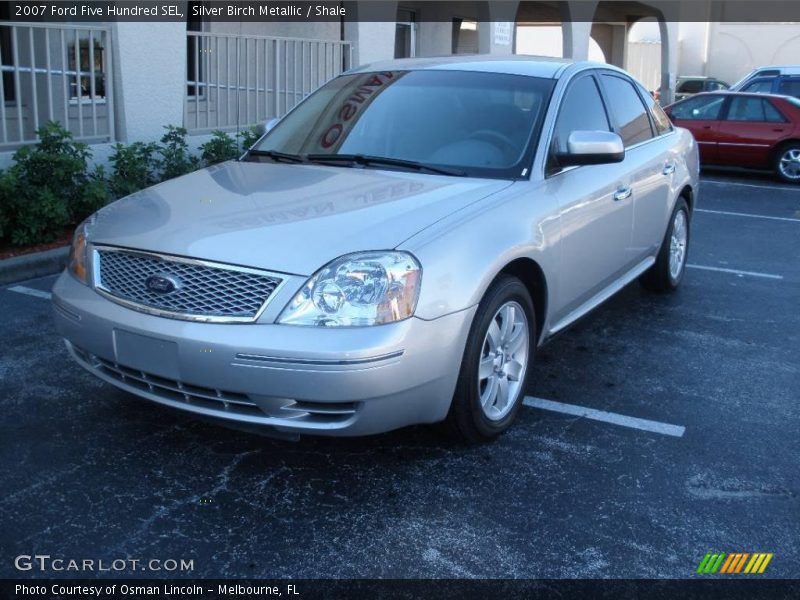 Silver Birch Metallic / Shale 2007 Ford Five Hundred SEL
