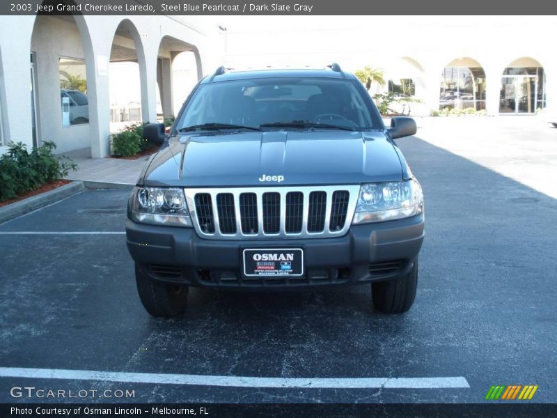 Steel Blue Pearlcoat / Dark Slate Gray 2003 Jeep Grand Cherokee Laredo