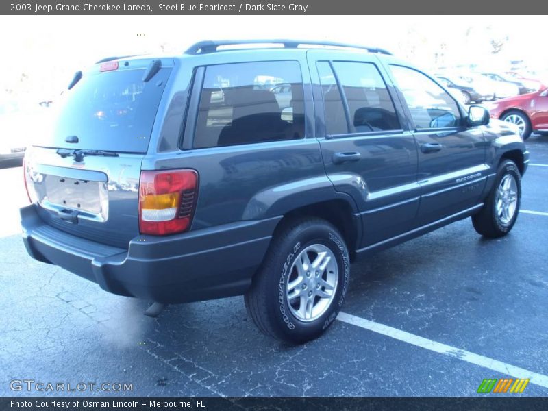Steel Blue Pearlcoat / Dark Slate Gray 2003 Jeep Grand Cherokee Laredo