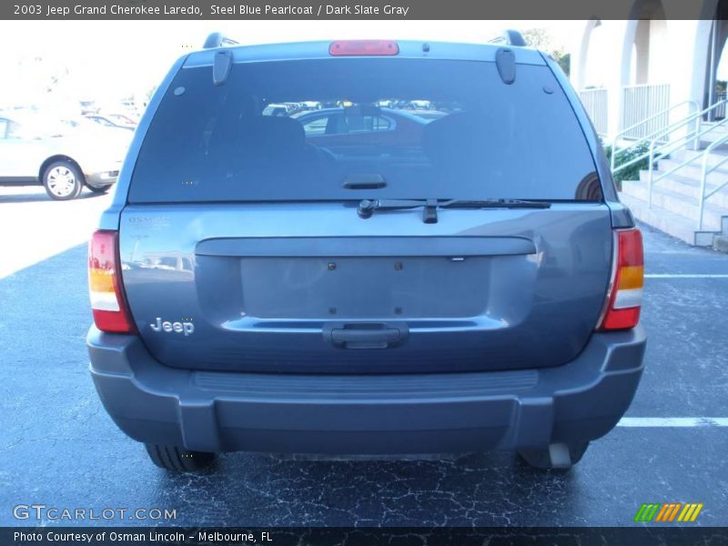 Steel Blue Pearlcoat / Dark Slate Gray 2003 Jeep Grand Cherokee Laredo