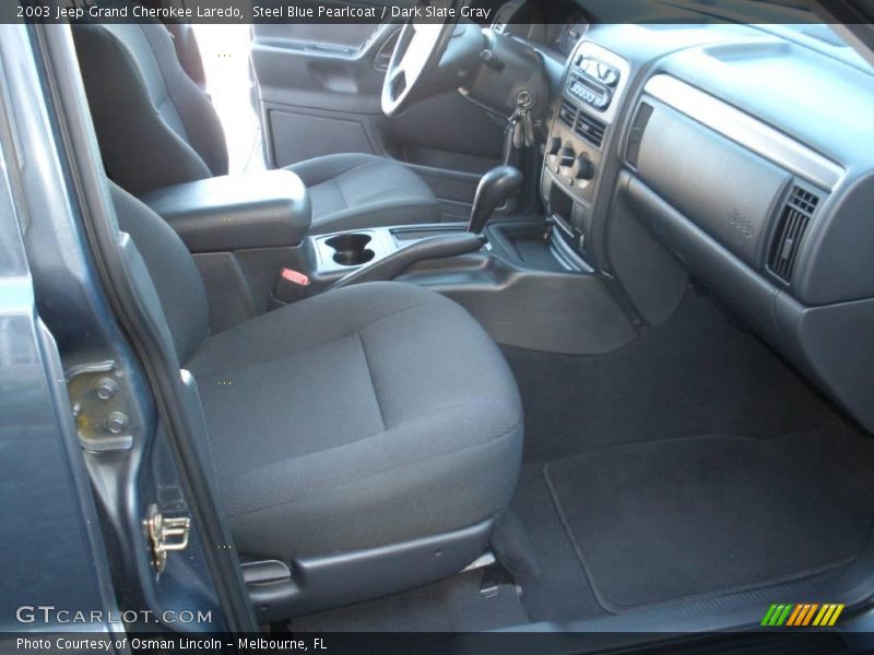 Steel Blue Pearlcoat / Dark Slate Gray 2003 Jeep Grand Cherokee Laredo