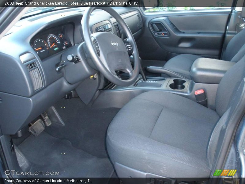 Steel Blue Pearlcoat / Dark Slate Gray 2003 Jeep Grand Cherokee Laredo