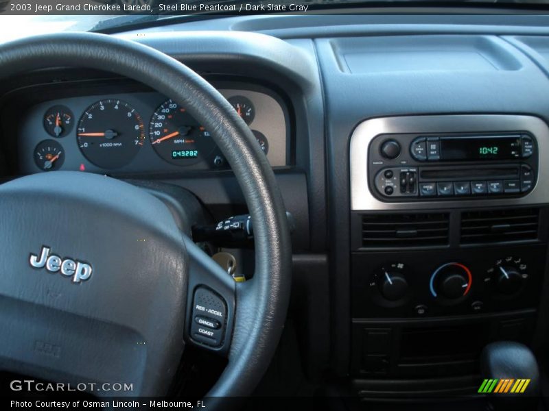 Steel Blue Pearlcoat / Dark Slate Gray 2003 Jeep Grand Cherokee Laredo
