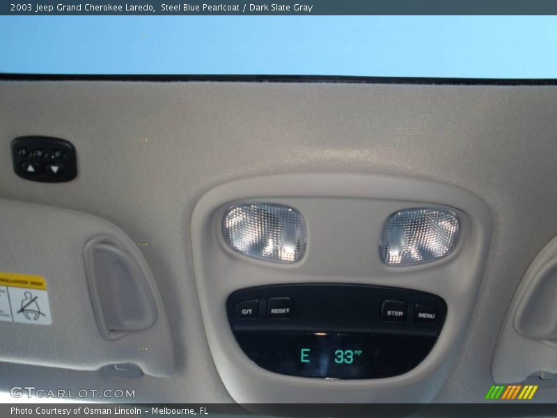 Steel Blue Pearlcoat / Dark Slate Gray 2003 Jeep Grand Cherokee Laredo