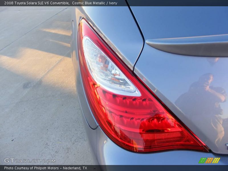 Cosmic Blue Metallic / Ivory 2008 Toyota Solara SLE V6 Convertible