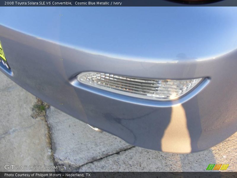 Cosmic Blue Metallic / Ivory 2008 Toyota Solara SLE V6 Convertible