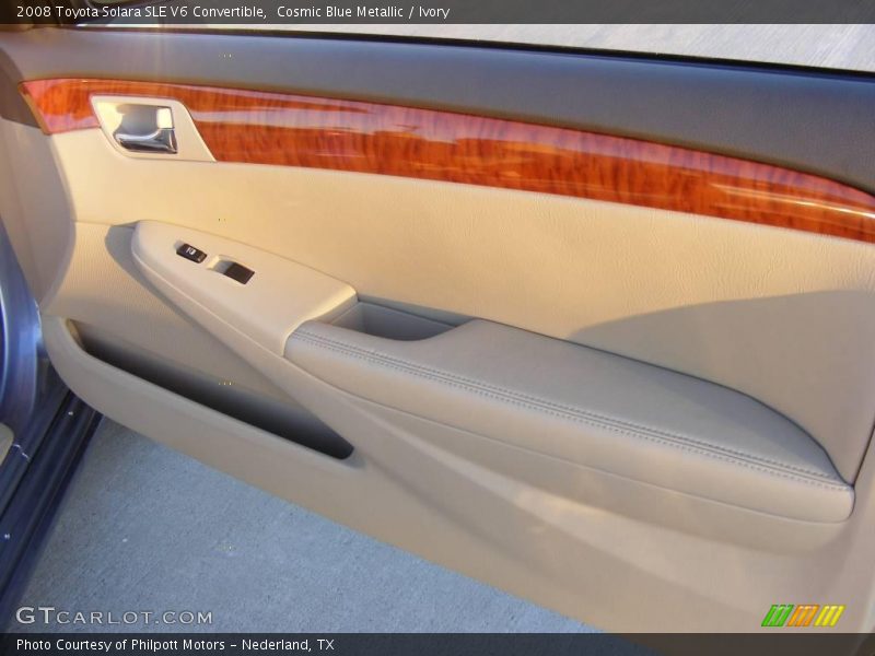 Cosmic Blue Metallic / Ivory 2008 Toyota Solara SLE V6 Convertible
