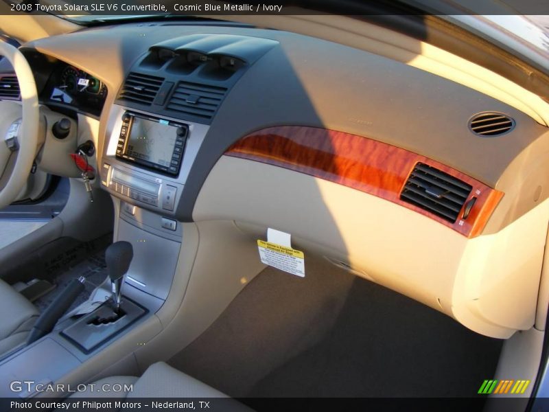 Cosmic Blue Metallic / Ivory 2008 Toyota Solara SLE V6 Convertible