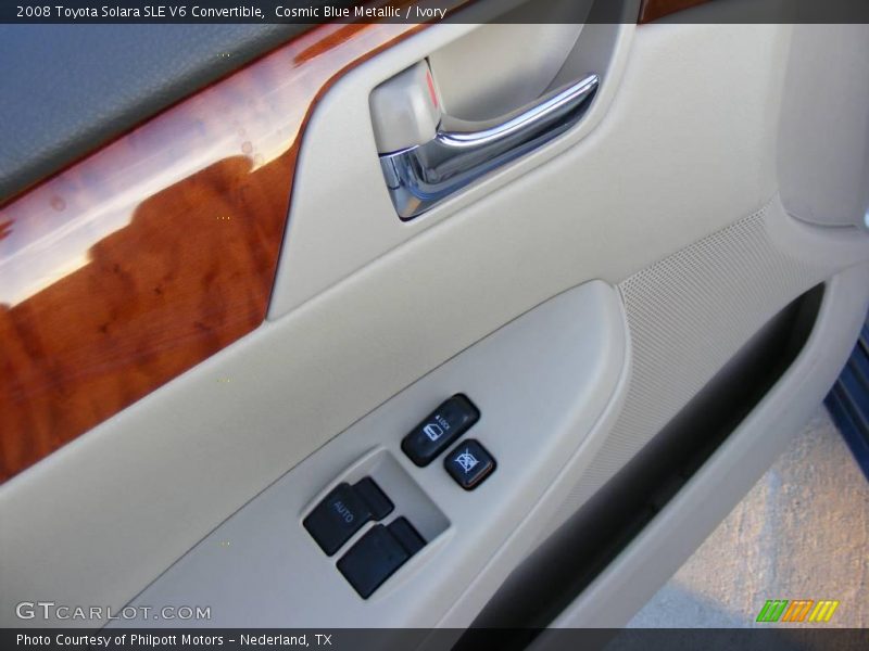 Cosmic Blue Metallic / Ivory 2008 Toyota Solara SLE V6 Convertible