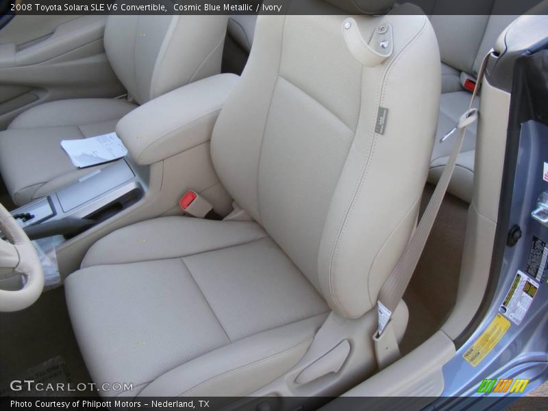 Cosmic Blue Metallic / Ivory 2008 Toyota Solara SLE V6 Convertible
