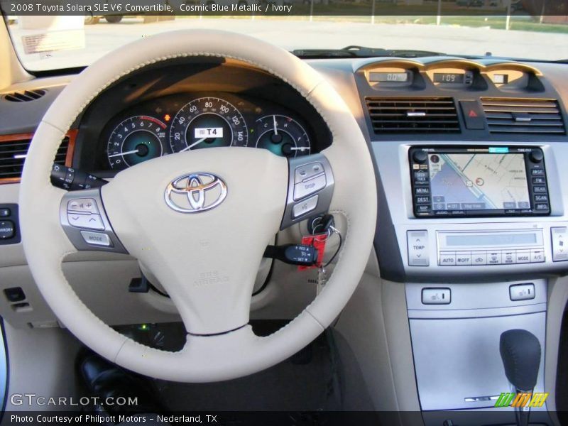 Cosmic Blue Metallic / Ivory 2008 Toyota Solara SLE V6 Convertible