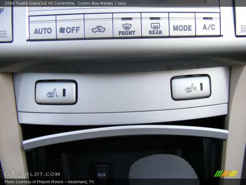 Cosmic Blue Metallic / Ivory 2008 Toyota Solara SLE V6 Convertible