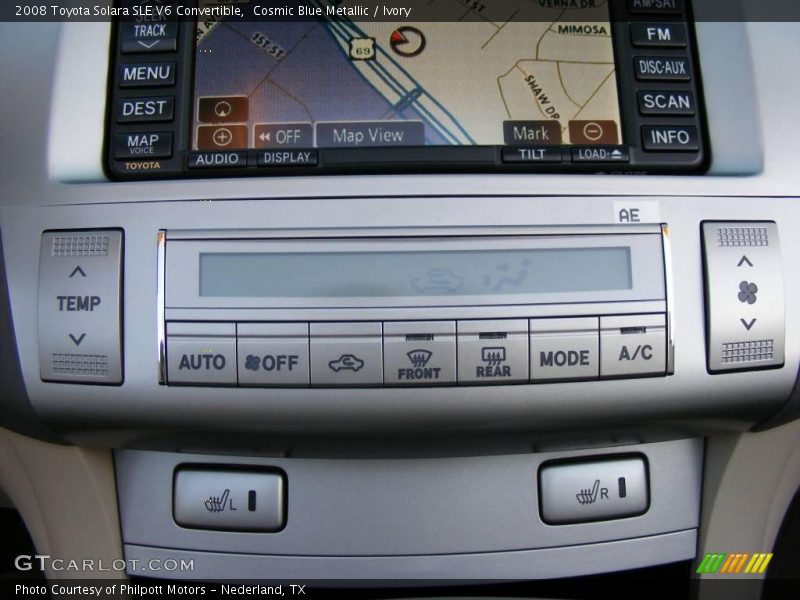 Cosmic Blue Metallic / Ivory 2008 Toyota Solara SLE V6 Convertible