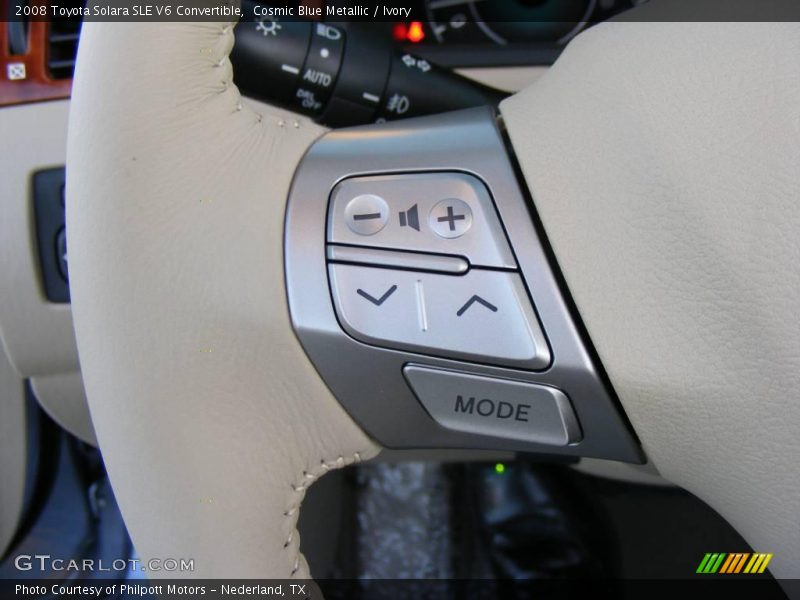 Cosmic Blue Metallic / Ivory 2008 Toyota Solara SLE V6 Convertible