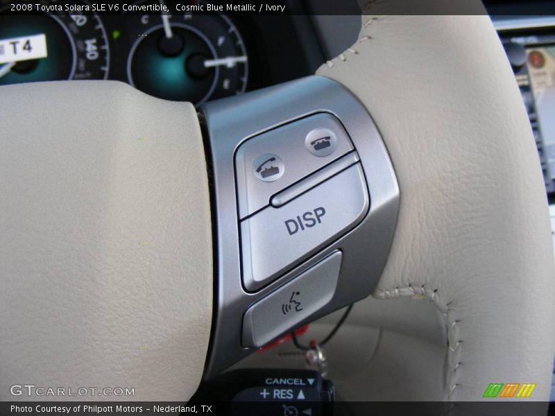 Cosmic Blue Metallic / Ivory 2008 Toyota Solara SLE V6 Convertible