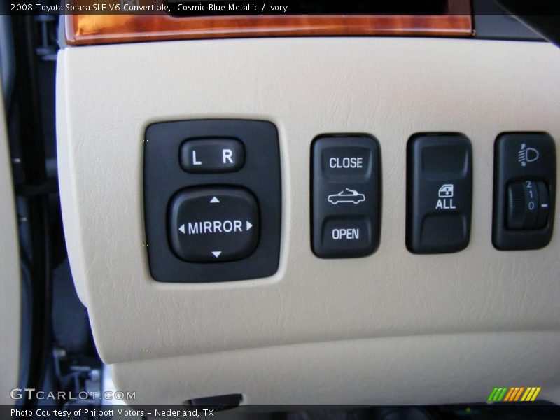 Cosmic Blue Metallic / Ivory 2008 Toyota Solara SLE V6 Convertible