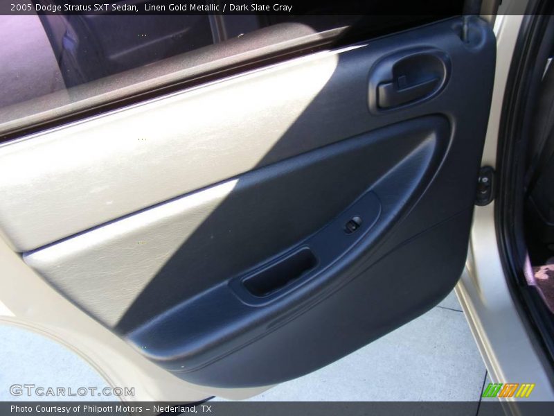 Linen Gold Metallic / Dark Slate Gray 2005 Dodge Stratus SXT Sedan