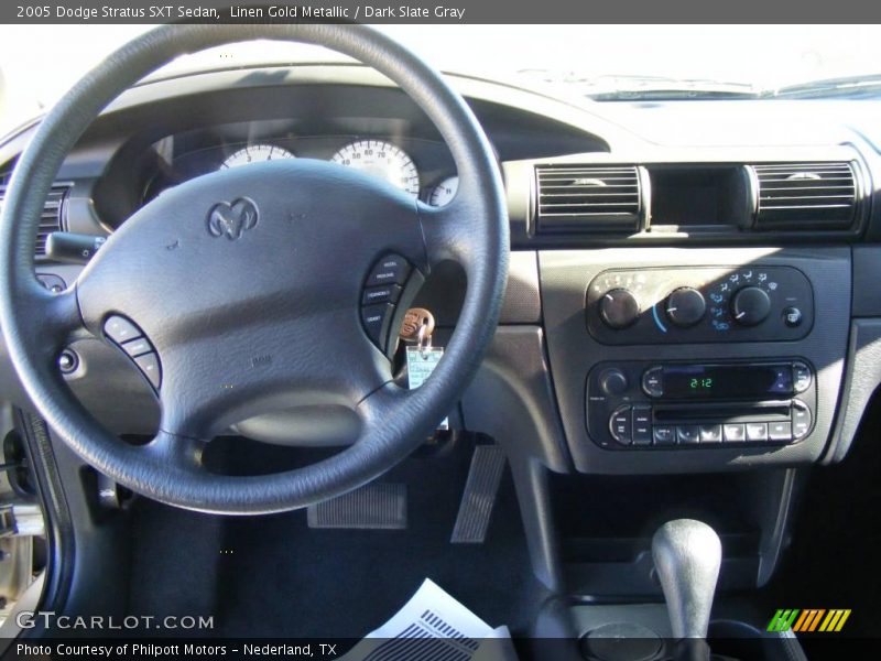 Linen Gold Metallic / Dark Slate Gray 2005 Dodge Stratus SXT Sedan