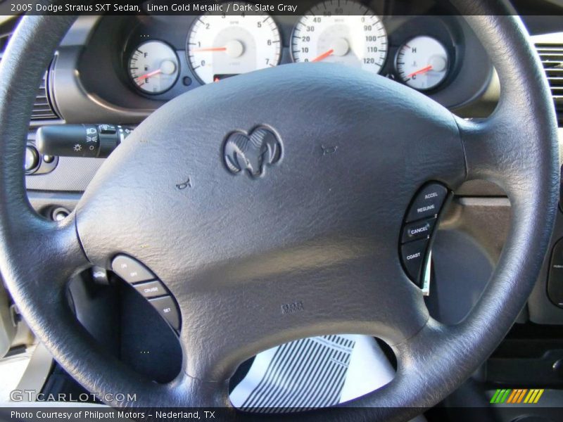 Linen Gold Metallic / Dark Slate Gray 2005 Dodge Stratus SXT Sedan