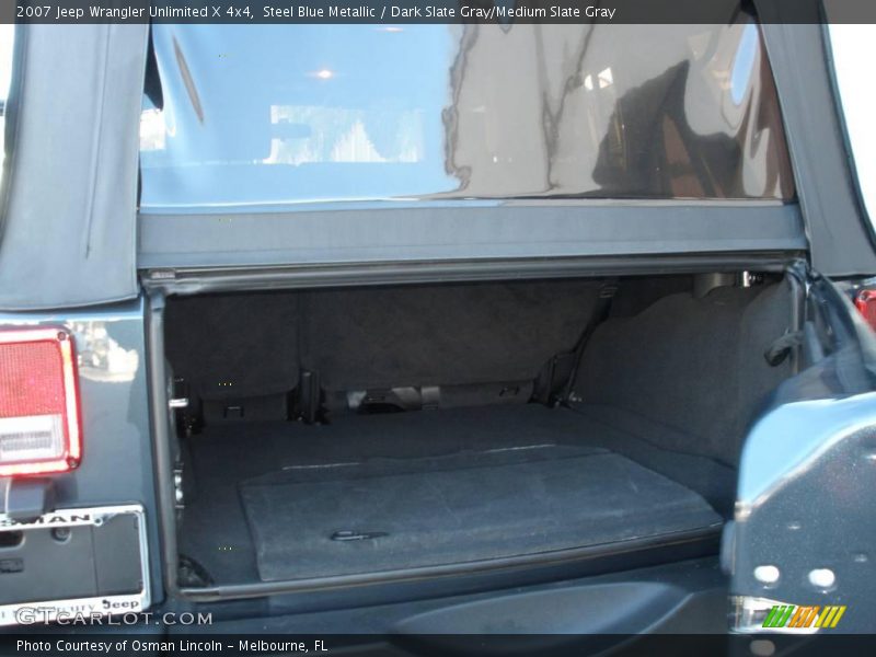 Steel Blue Metallic / Dark Slate Gray/Medium Slate Gray 2007 Jeep Wrangler Unlimited X 4x4