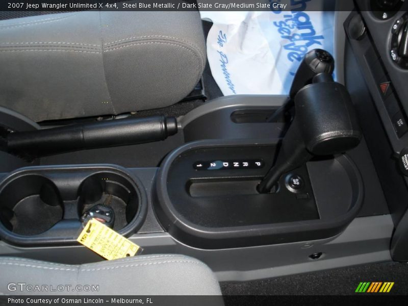 Steel Blue Metallic / Dark Slate Gray/Medium Slate Gray 2007 Jeep Wrangler Unlimited X 4x4