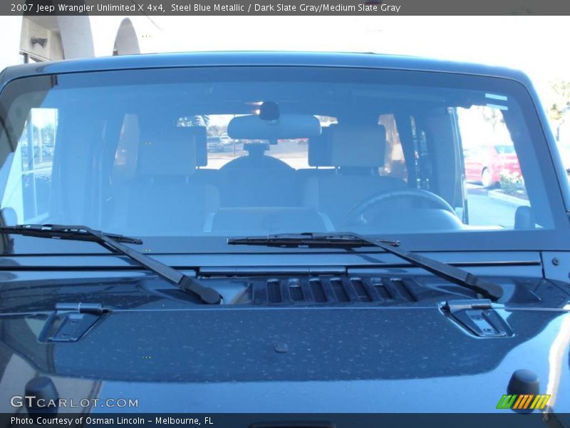 Steel Blue Metallic / Dark Slate Gray/Medium Slate Gray 2007 Jeep Wrangler Unlimited X 4x4