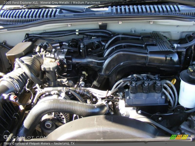Mineral Grey Metallic / Medium Parchment 2005 Ford Explorer XLS