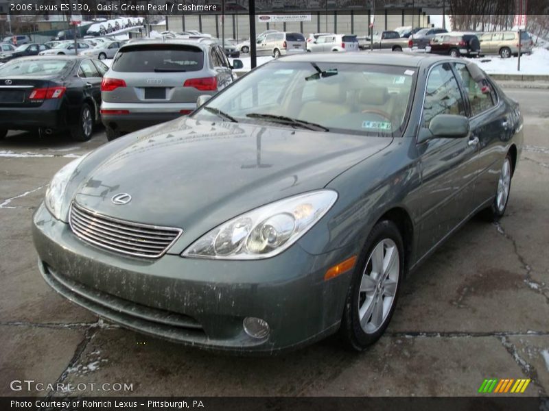 Oasis Green Pearl / Cashmere 2006 Lexus ES 330