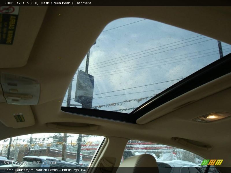 Oasis Green Pearl / Cashmere 2006 Lexus ES 330