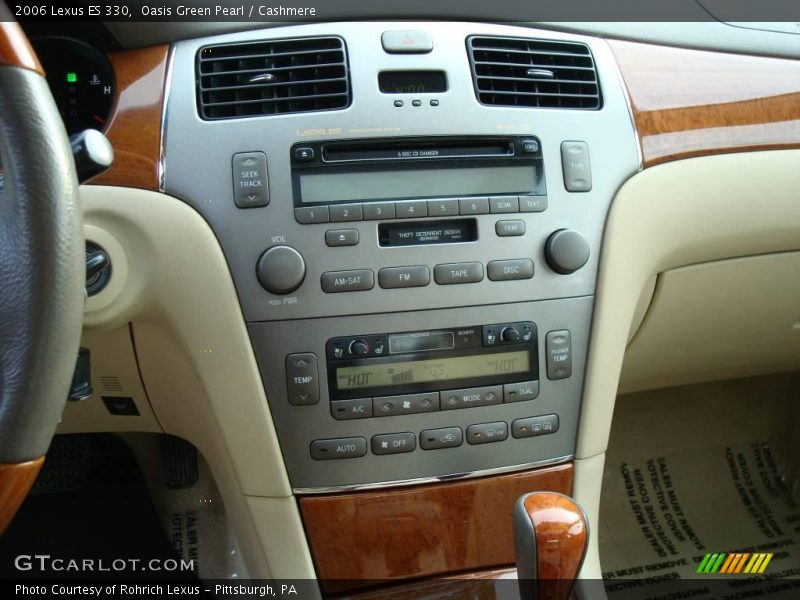Oasis Green Pearl / Cashmere 2006 Lexus ES 330