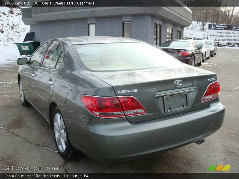 Oasis Green Pearl / Cashmere 2005 Lexus ES 330
