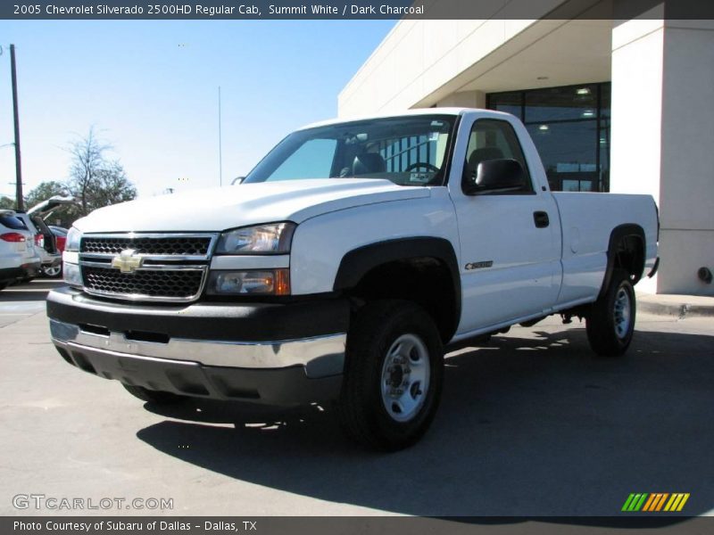 Summit White / Dark Charcoal 2005 Chevrolet Silverado 2500HD Regular Cab