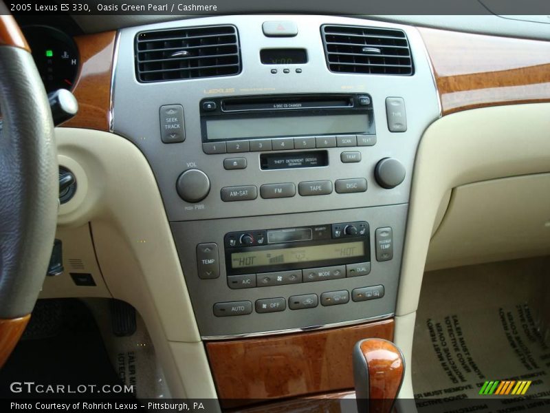 Oasis Green Pearl / Cashmere 2005 Lexus ES 330