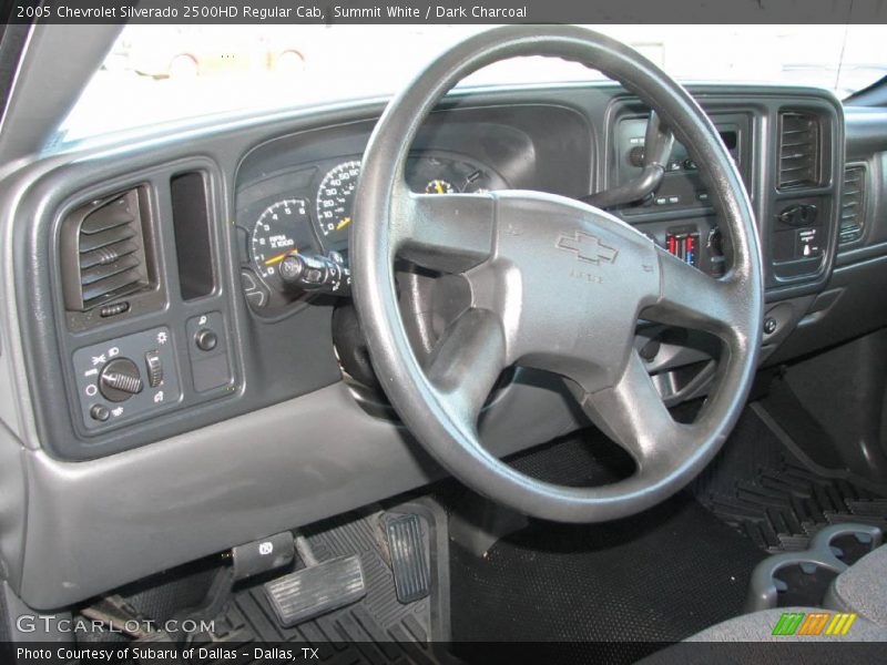 Summit White / Dark Charcoal 2005 Chevrolet Silverado 2500HD Regular Cab