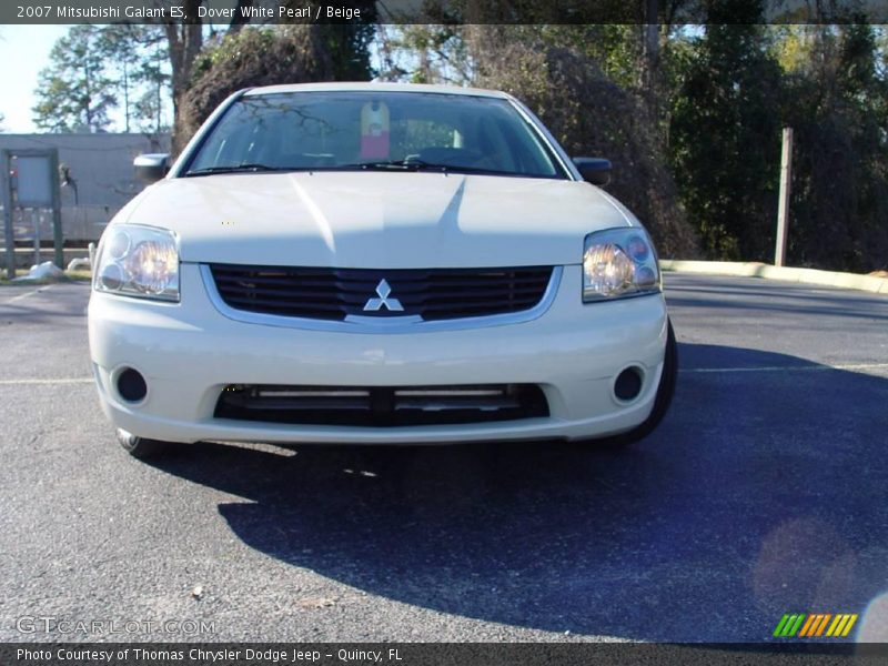 Dover White Pearl / Beige 2007 Mitsubishi Galant ES