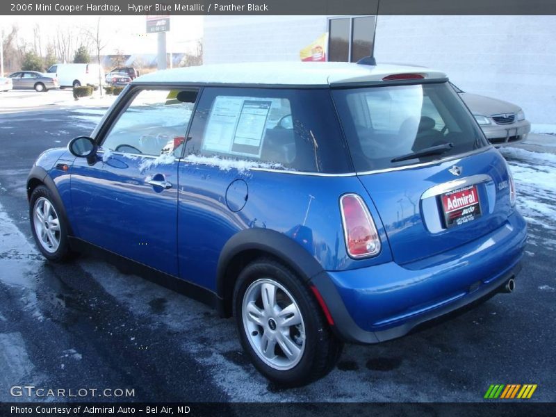 Hyper Blue Metallic / Panther Black 2006 Mini Cooper Hardtop