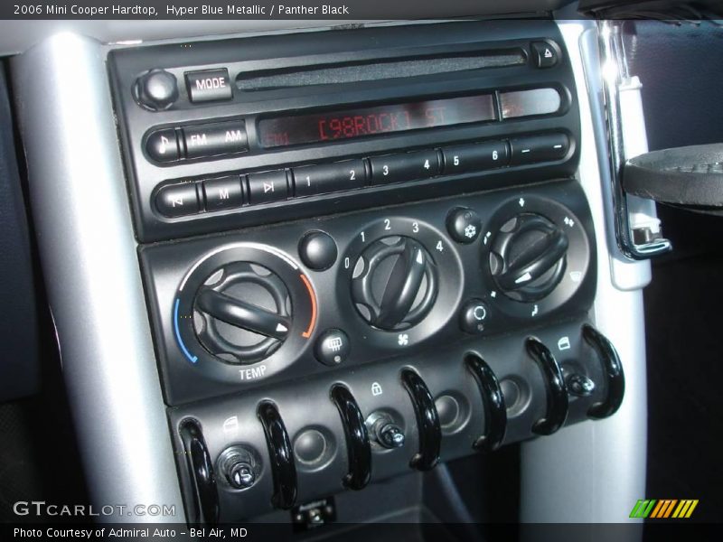 Hyper Blue Metallic / Panther Black 2006 Mini Cooper Hardtop
