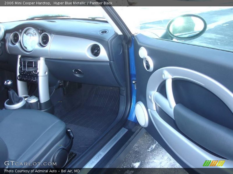 Hyper Blue Metallic / Panther Black 2006 Mini Cooper Hardtop