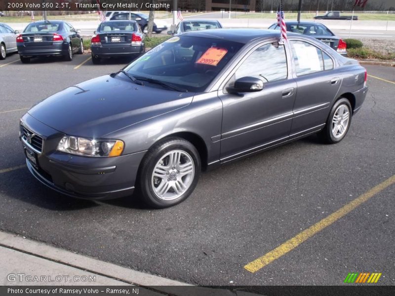 Titanium Grey Metallic / Graphite 2009 Volvo S60 2.5T