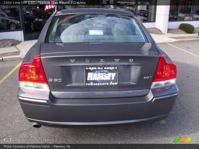 Titanium Grey Metallic / Graphite 2009 Volvo S60 2.5T