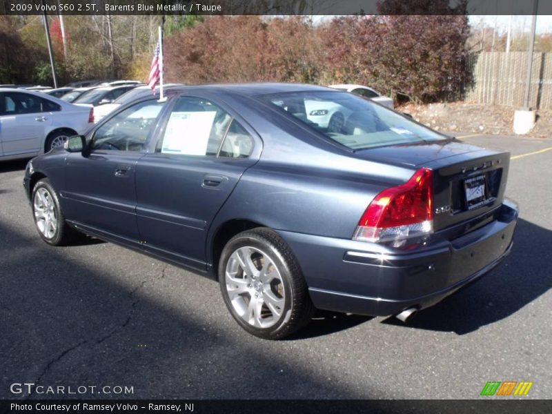 Barents Blue Metallic / Taupe 2009 Volvo S60 2.5T