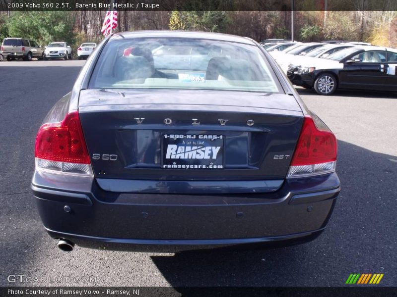Barents Blue Metallic / Taupe 2009 Volvo S60 2.5T