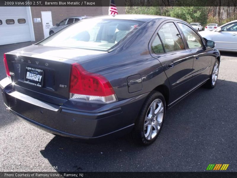 Barents Blue Metallic / Taupe 2009 Volvo S60 2.5T