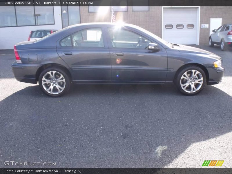 Barents Blue Metallic / Taupe 2009 Volvo S60 2.5T