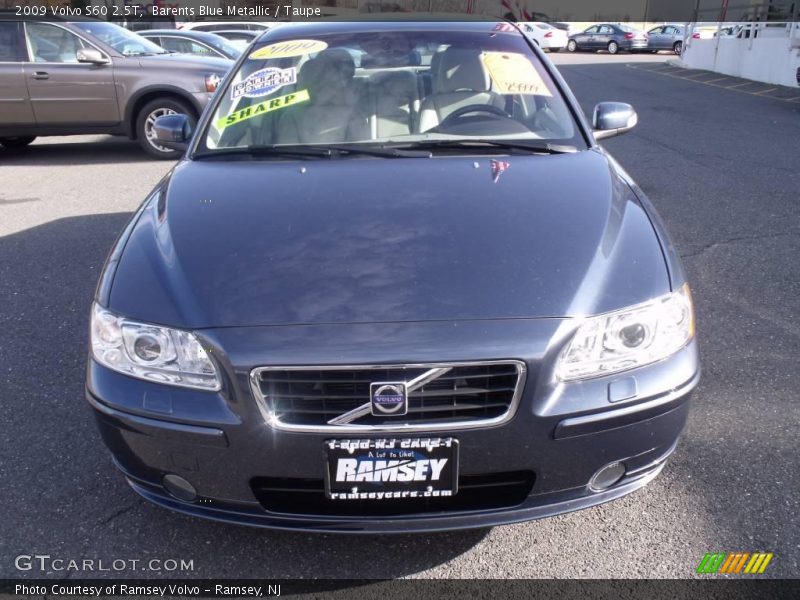 Barents Blue Metallic / Taupe 2009 Volvo S60 2.5T