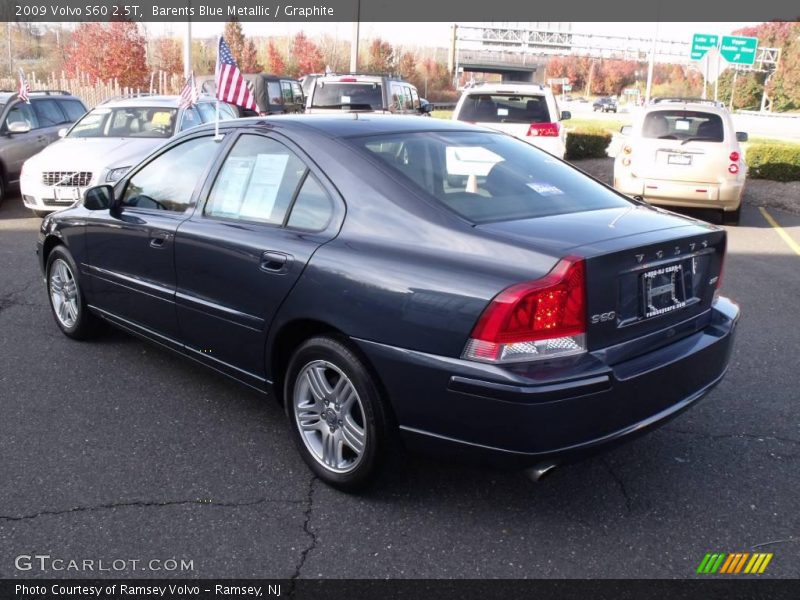 Barents Blue Metallic / Graphite 2009 Volvo S60 2.5T