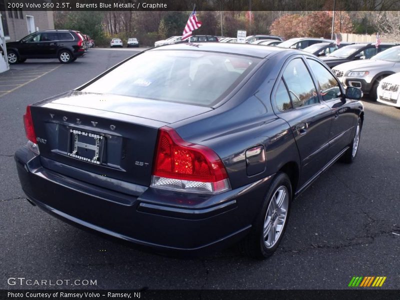 Barents Blue Metallic / Graphite 2009 Volvo S60 2.5T