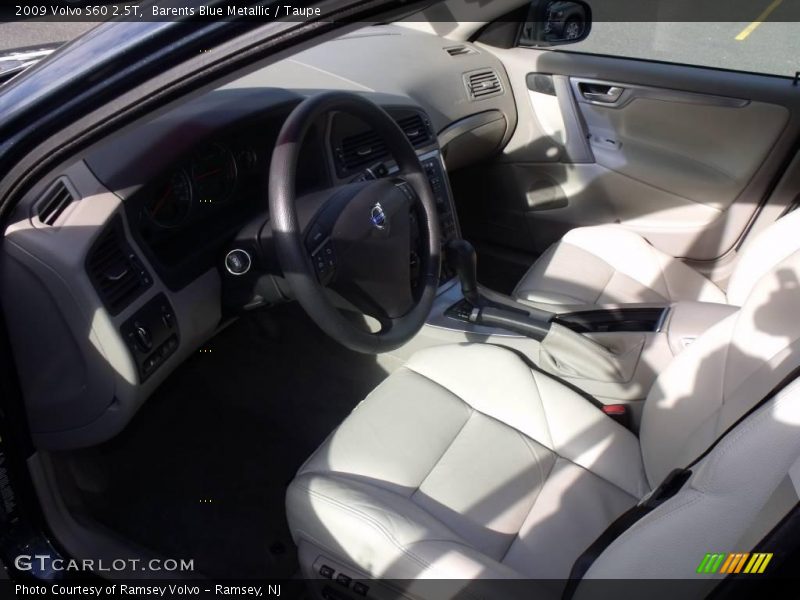 Barents Blue Metallic / Taupe 2009 Volvo S60 2.5T